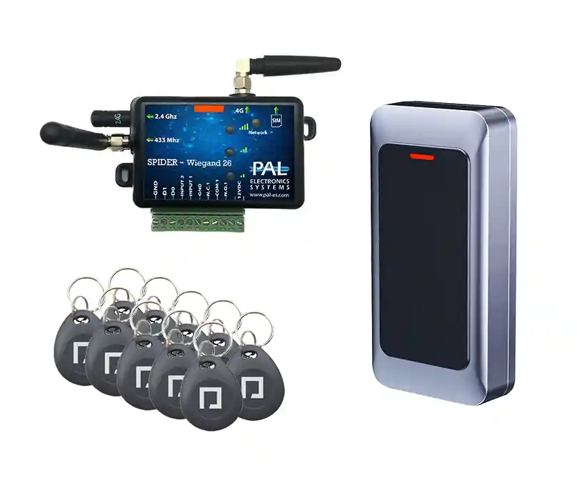 Voordeelprijs Kit PAL met proximitylezer en 10 badges
