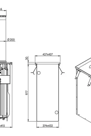 Fundatie box CA200/800 voor SPARTACUS 200/800 verkeerspaal Must-Have