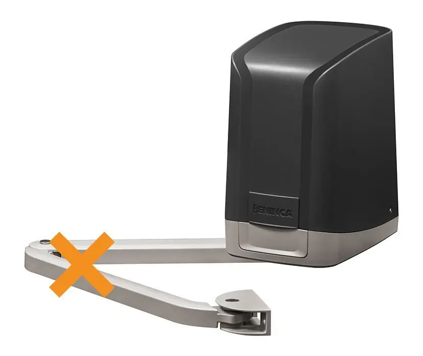 Poortopener SAM.E24 knikarm met sturing (14 sec) Merkproduct