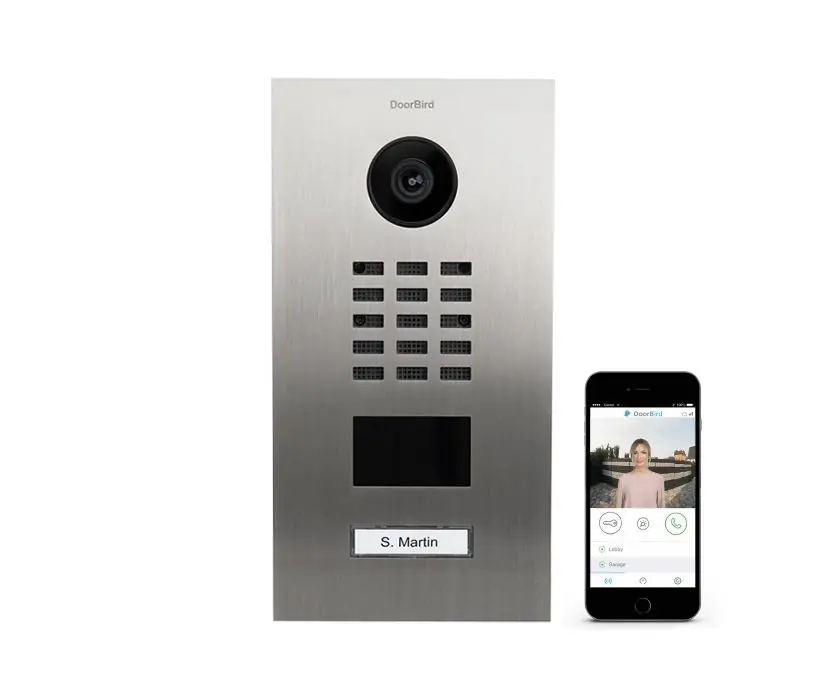 Outlet DoorBird IP videofoonset D2101V RVS, 1 drukknop Betaalbaar