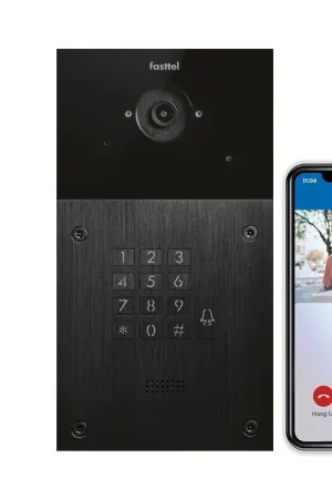 Video intercom IP Fasttel FT600VKK, 1 drukknop, codepaneel Tijdelijk Beschikbaar