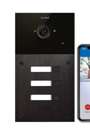 Speciale Aanbieding Video intercom IP Fasttel FT600SIPVC-3, 3 drukknoppen