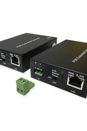 Fasttel 2-draads Ethernet PoE converter Dagaanbieding