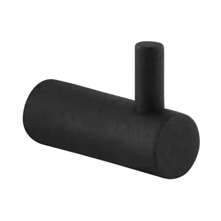 Zwarte jas/handdoekhaak, 40×14 mm Merkproduct