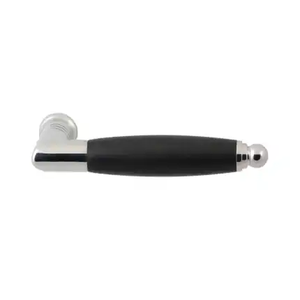 Speciale Aanbieding Ika deurkruk RVS gepolijst/ ebben haaks met ronde eindknop