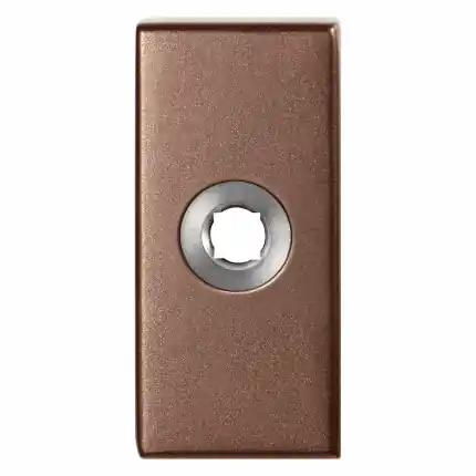Favoriet GPF1101.A2 rozet rechthoekig 70x32x10 mm Bronze blend