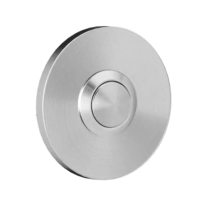Beldrukker Massief Rond 50mm RVS Meest Verkocht