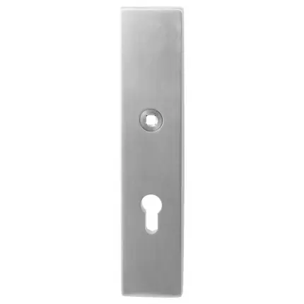 Nieuw veiligheidsbuitenschild PC72 248x52x11 mm rechthoekig RVS geborsteld