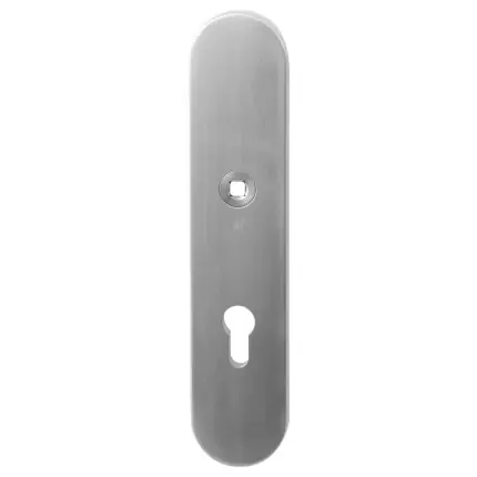 veiligheidsbuitenschild PC92 248x52x11 mm afgerond RVS geborsteld Superprijs