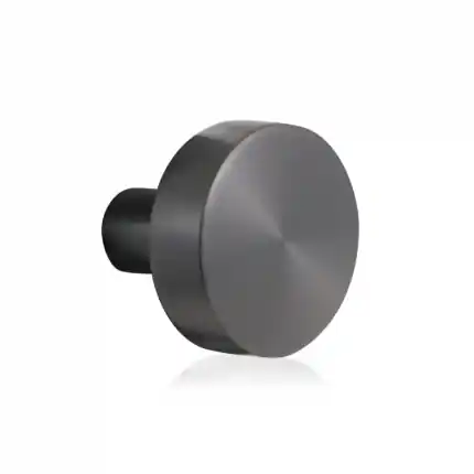 Veilige Betaling S1 knop Vlakke 52×16 mm draaibaar inclusief krukstift PVD antraciet