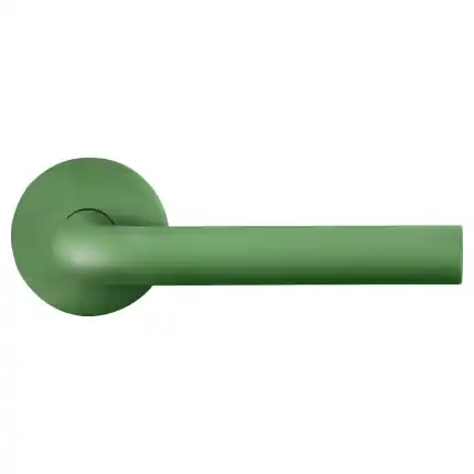 Premium Deurkruk op rozet L-model 19mm Urban Jungle Leaf