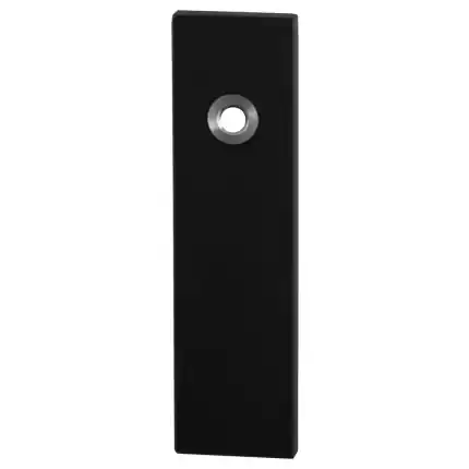 Kortschild BB56 rechthoekig zwart Speciale Aanbieding