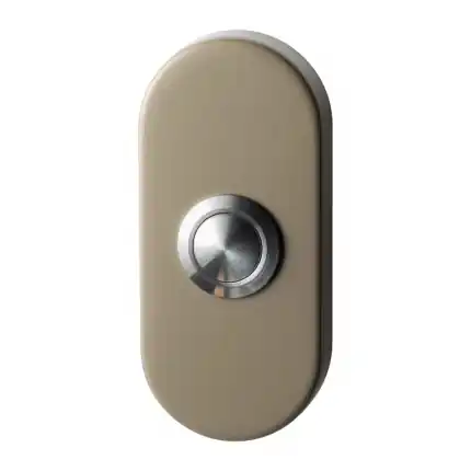 Deurbel Champagne blend vierkant 70x32x10 mm Actieprijs