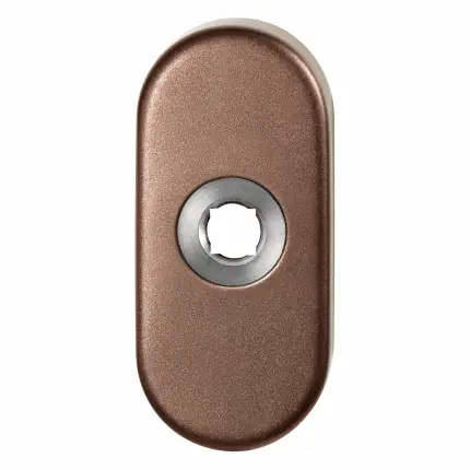 Fabrieksprijs GPF1104.A2 L rozet ovaal 70x32x10 mm Bronze blend links draaiend
