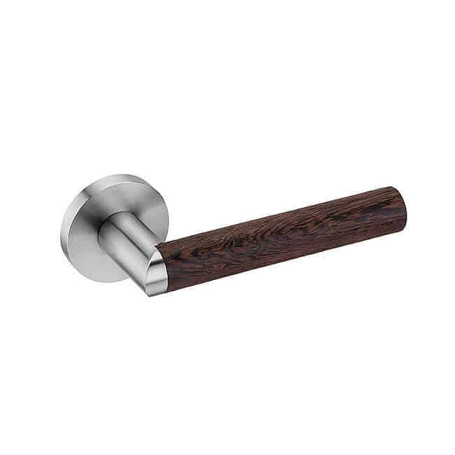 Deurkruk Link Wenge op rozet RVS Lage Kosten