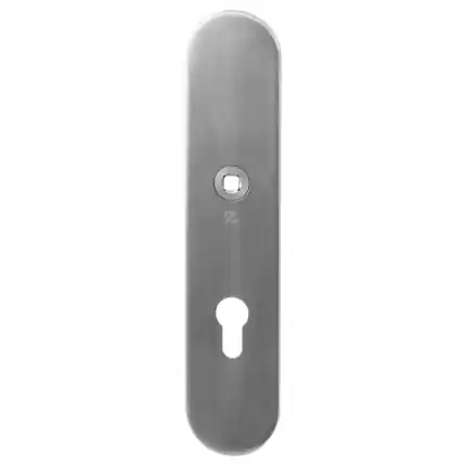 veiligheidsbinnenschild ovaal PC55 248x52x8 mm afgerond RVS Betrouwbaar