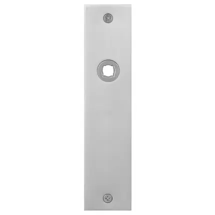Seizoensaanbieding Plaatschild WC57/5 grote knop rechthoekig RVS geborsteld 181x41x2mm