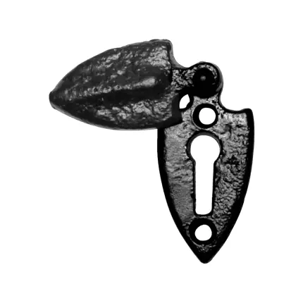 Op = Op KP1065 sleutelrozet 55x28mm smeedijzer zwart
