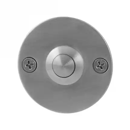 Voordeurbel rond 50×2 mm RVS geborsteld Nieuw