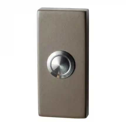 Beste Prijs Deurbel Mocca blend rechthoekig 70x32x10 mm