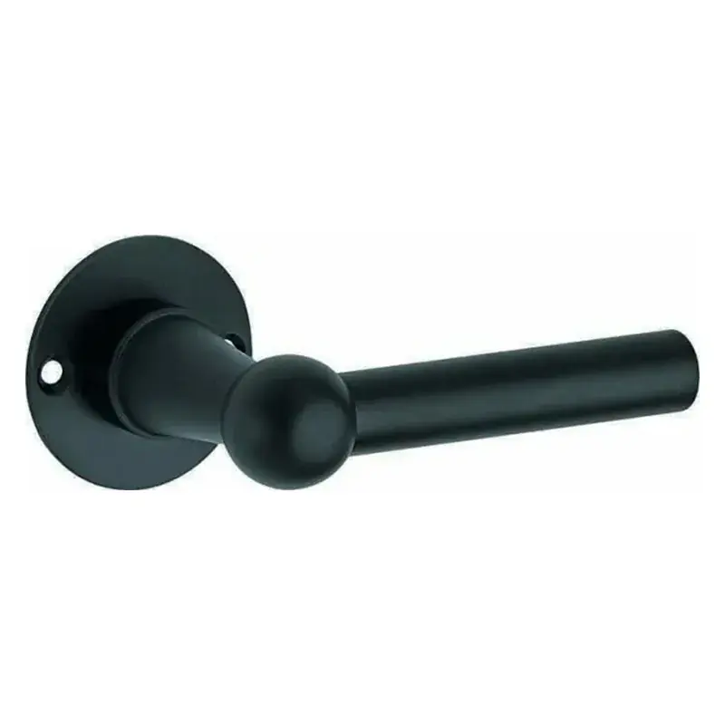Krukgarn. Chemin de Fer 100mm mat zwart Uitverkoop