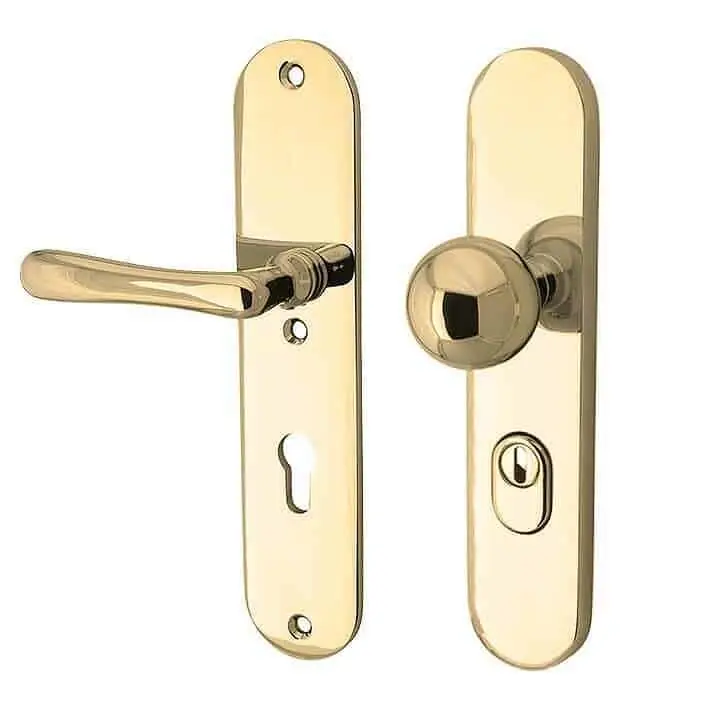 Knopgarn.LS SKG Linea/Oval messing ongelakt PC72 Gratis Retour