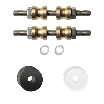 Shop Nu bevest.setmet dubbelz. bevest. zwarte rozet 22x2mm