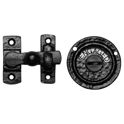 KP1150 toiletgarnituur 70x65mm smeedijzer zwart Superprijs