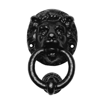 Speciale Aanbieding Deurklopper leeuwenkop zwart KP0896