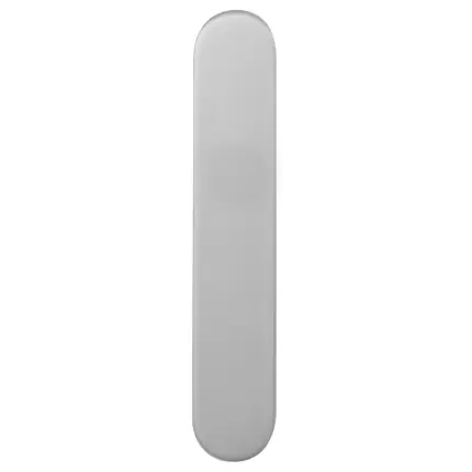 Langschild PC55 zonder krukgat afgerond RVS geborsteld Speciale Aanbieding
