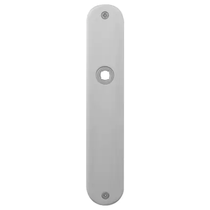 Direct Verzonden Plaatschild PC72 afgerond RVS geborsteld 220x40x2mm