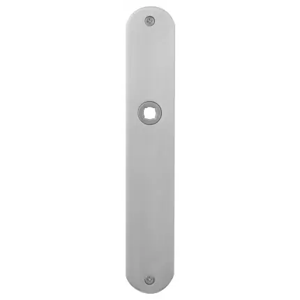 Veilige Betaling Plaatschild blind afgerond RVS geborsteld 240x40x2mm