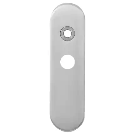 Betaalbaar Kortschild WC55/8 grote knop afgerond RVS geborsteld