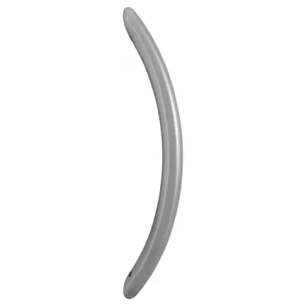 Nieuw Deurgreep gebogen 25x365mm RVS geborsteld