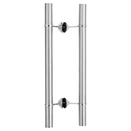 Fabrieksprijs Deurgreep T-model 32x20x500/320mm RVS gepolijst met RVS geborsteld