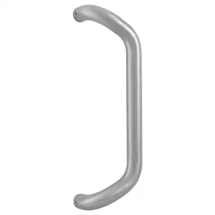 Deurgreep gebogen 25x325mm RVS geborsteld C vorm Beste Prijs