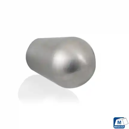 Meubelknop rond 20x28mm RVS GPF5535.20 Meest Verkocht