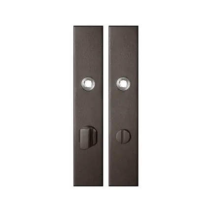 GPF1125.A1 langschild rechthoekig WC72/8 grote knop Dark blend Gratis Retour