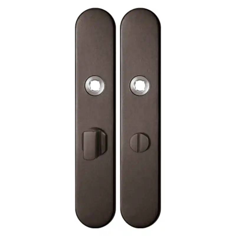Hete Deal GPF1120.A1 langschild afgerond WC55/8 grote knop Dark blend