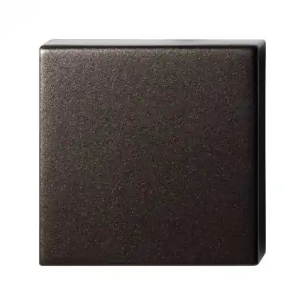 Blinde rozet 50x50x8 mm Dark blend Betrouwbaar