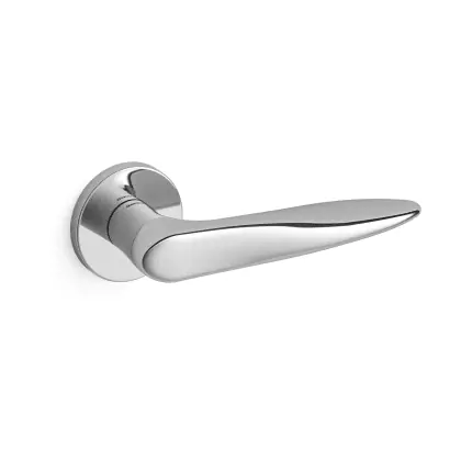 Exclusieve Aanbieding 381 Zoe deurkruk op rozet, chrome