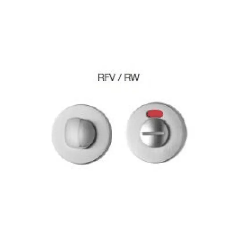 911/114RFV-RW toiletgarnituur met rood/wit indicator chrome Dagaanbieding