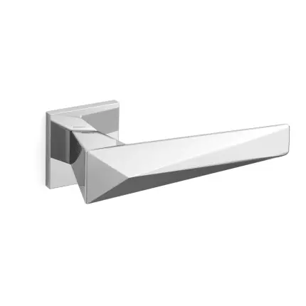 Bestel Nu 1721 Zeit deurkruk op rozet, chrome