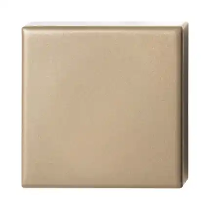 Weekendaanbieding GPF9388.A4 Champagne blend vierkante veiligheidsbuitenrozet