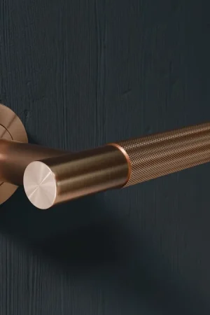 ORTA deurkruk op rozet Brons PVD Nieuw