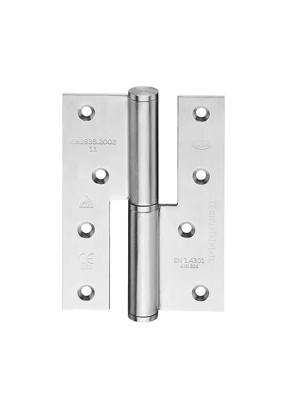 Paumelle Scharnier Rechts 86x120mm Speciale Aanbieding