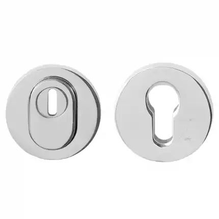 Laatste Kans Ronde veiligheidsrozet 54 mm SKG*** met KT RVS Gepolijst