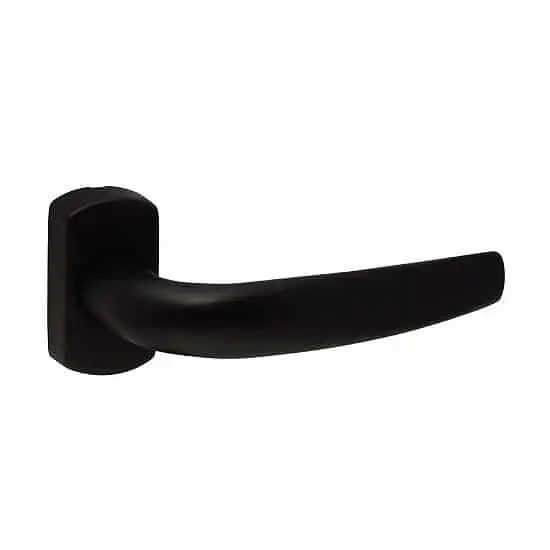Aanbieding B860 Deurkruk op verdekte rozet voor stalen deuren Antique Black