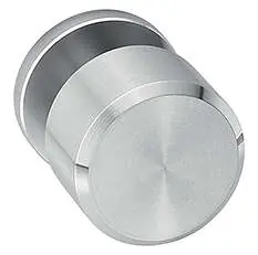 Direct Beschikbaar Voordeurknop Cilinder/schijf Recht 50mm RVS
