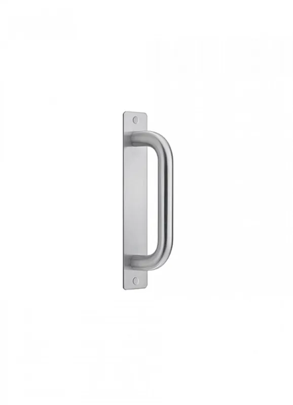 Schuifdeurgreep op plaat 215x45mm RVS Koop Vandaag
